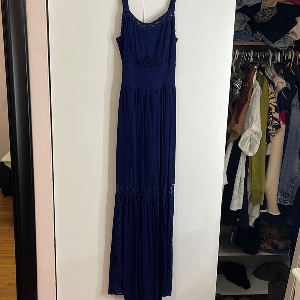 BUCKLE Blue maxi dress XS